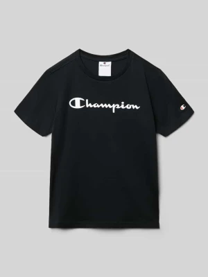 T-shirt z czystej Bawełny Champion