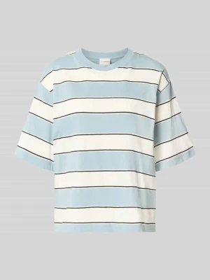 T-shirt z czystej bawełny Closed Błękitny