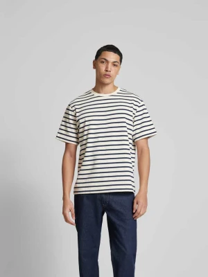 T-shirt z czystej bawełny Closed Écru