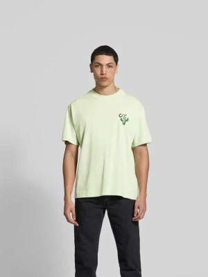 T-shirt z czystej bawełny Closed Zielony