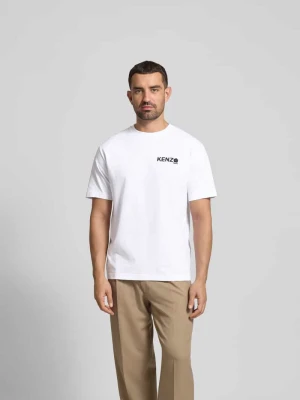 T-shirt z czystej bawełny Kenzo Biały