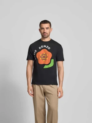 T-shirt z czystej bawełny Kenzo Czarny