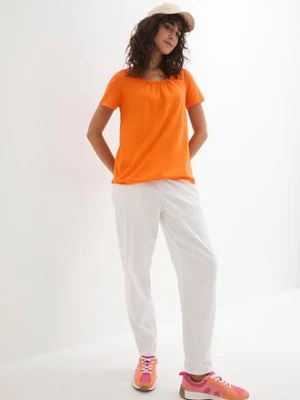 T-shirt z czystej bawełny, krótki rękaw bonprix