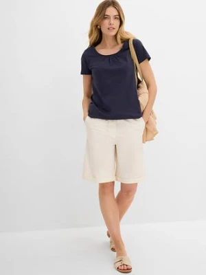 T-shirt z czystej bawełny, krótki rękaw bonprix