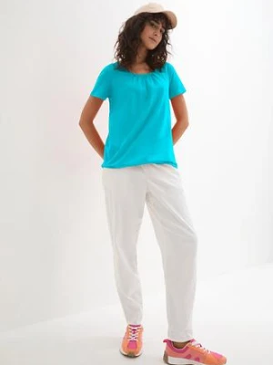 T-shirt z czystej bawełny, krótki rękaw bonprix