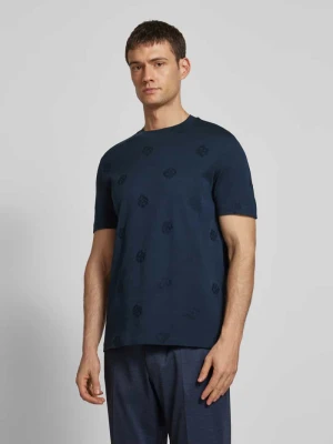 T-shirt z czystej bawełny model ‘Thompson’ Boss