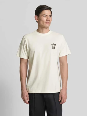 T-shirt z czystej bawełny o kroju regular fit model 'HASPEN' Selected Homme