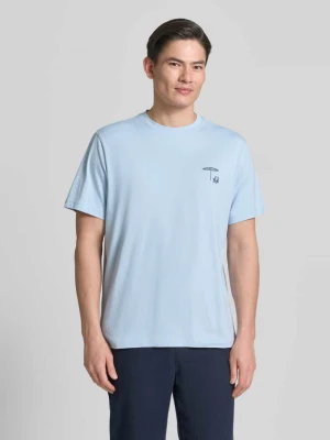 T-shirt z czystej bawełny o kroju regular fit model 'HASPEN' Selected Homme