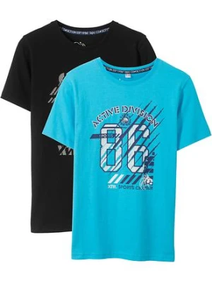 T-shirt z czystej bawełny organicznej (2 szt.) bonprix
