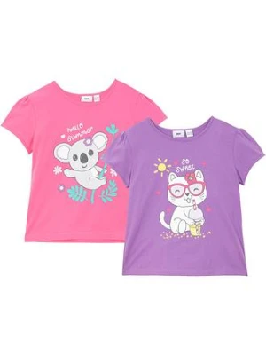 T-shirt z czystej bawełny organicznej (2 szt.) bonprix