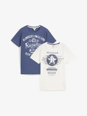T-shirt z czystej bawełny organicznej (2 szt.) bonprix