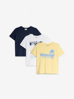 T-shirt z czystej bawełny organicznej (3 szt.) bonprix