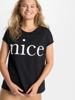 Zdjęcie produktu T-shirt z czystej bawełny organicznej BonPrix czarny