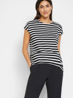 T-shirt z czystej bawełny organicznej BonPrix czarny