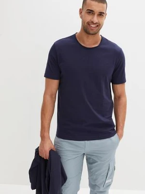 Zdjęcie produktu T-shirt z czystej bawełny organicznej BonPrix niebieski