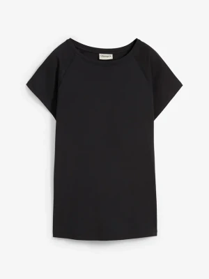 T-shirt z czystej bawełny organicznej BonPrix czarny