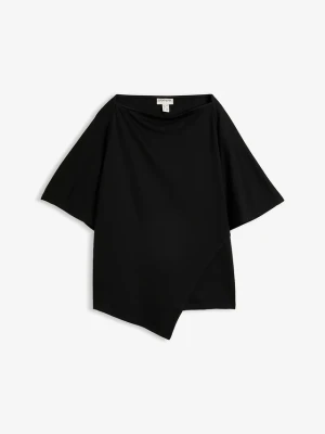 T-shirt z czystej bawełny organicznej BonPrix czarny