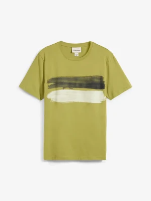 T-shirt z czystej bawełny organicznej BonPrix zielony