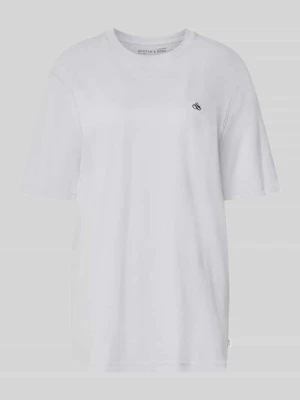 T-shirt z czystej bawełny Scotch & Soda Jasnoniebieski