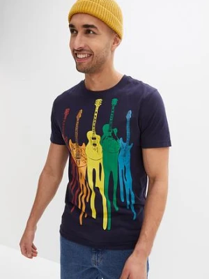 T-shirt z czystej bawełny, slim fit bonprix