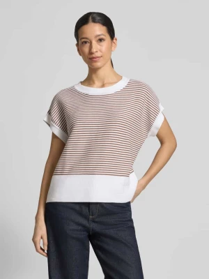 t-shirt z czystej bawełny w imitacja dzianiny model 'Kipe' Joop!