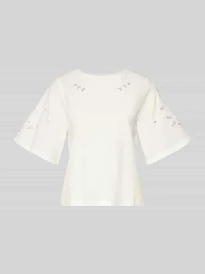 T-shirt z czystej bawełny w kroju krój regular fit model 'TARGA' Weekend Max Mara