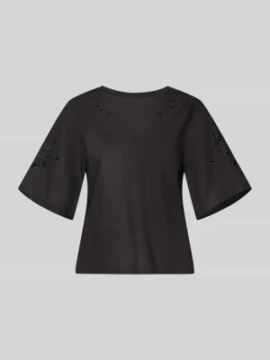 T-shirt z czystej bawełny w kroju krój regular fit model 'TARGA' Weekend Max Mara