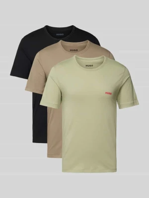 T-shirt z czystej bawełny w zestawie 3 szt. HUGO
