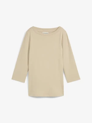 T-shirt z czystej, grubej bawełny organicznej BonPrix zielony