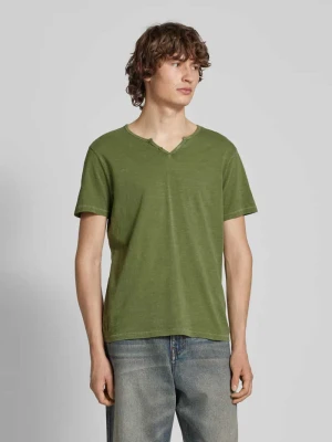 T-shirt z dekoltem serafino Blend