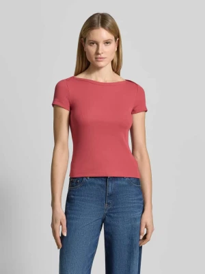 T-shirt z dekoltem typu łódka Jake*s Casual