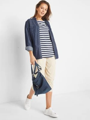 T-shirt z dekoltem w łódkę bonprix