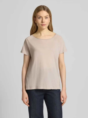 t-shirt z dekoltem w łódkę model 'LALOOM' American vintage