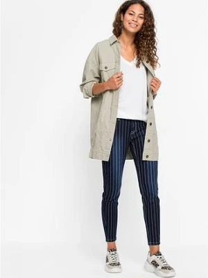 T-shirt z dekoltem w serek bonprix