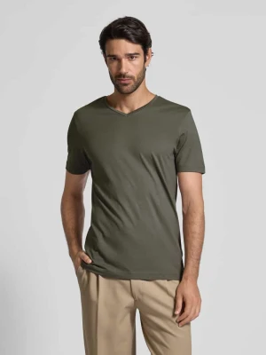 T-shirt z dekoltem w serek Christian Berg Men