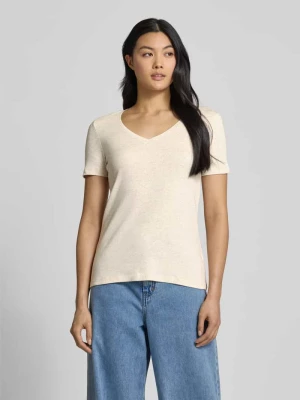 T-shirt z dekoltem w serek Christian Berg Woman