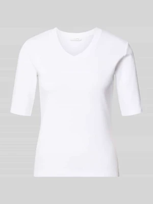 T-shirt z dekoltem w serek Christian Berg Woman