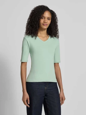 T-shirt z dekoltem w serek Christian Berg Woman