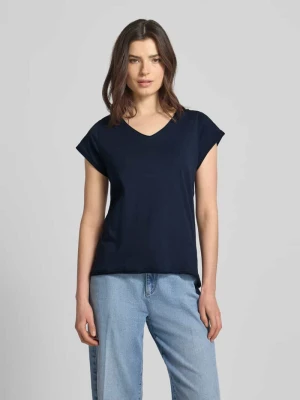 t-shirt z dekoltem w serek Christian Berg Woman