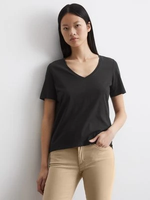 T-shirt z dekoltem w serek, fason regular Marc O'Polo