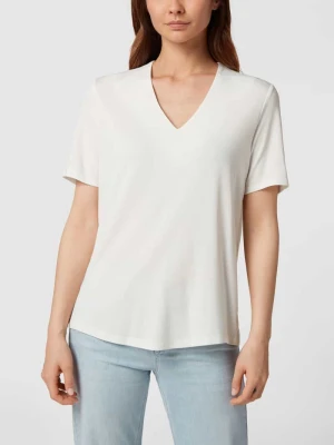 t-shirt z dekoltem w serek FREE/QUENT