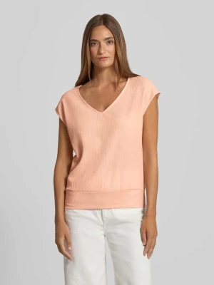 T-shirt z dekoltem w serek i krótkim rękawem Zero