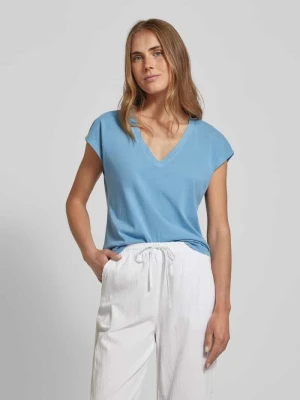 T-shirt z dekoltem w serek Jake*s Casual