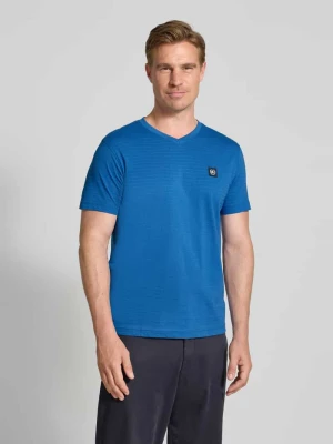 T-shirt z dekoltem w serek Lerros