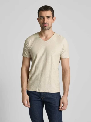 T-shirt z dekoltem w serek MCNEAL