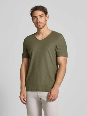 T-shirt z dekoltem w serek MCNEAL