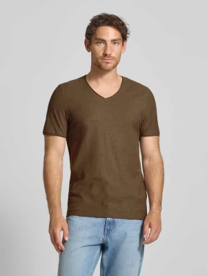 T-shirt z dekoltem w serek MCNEAL