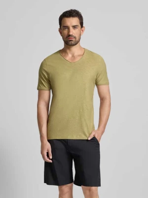 T-shirt z dekoltem w serek MCNEAL