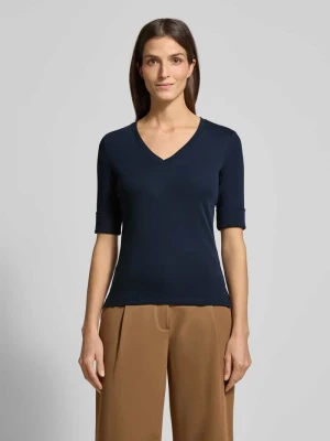 T-shirt o kroju slim fit z mieszanki bawełny model ‘JUDY’ Lauren Ralph Lauren