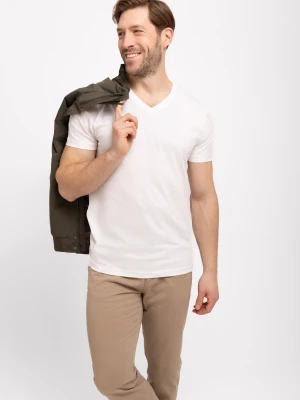 T-shirt z dekoltem w serek T-SLIT Volcano